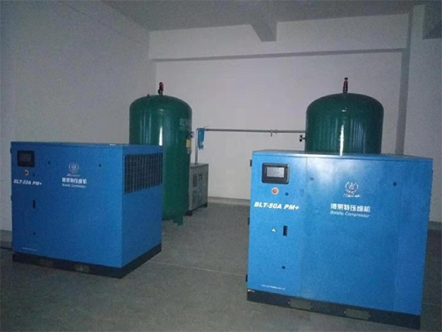 煙臺(tái)某金屬加工制造公司采購睿寂行永磁變頻空壓機(jī)